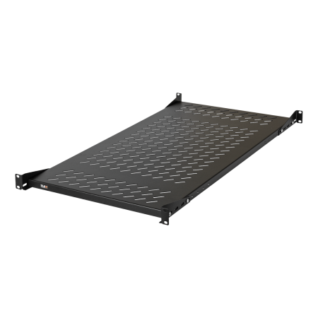 Полка стационарная усиленная 19"                    1U, Ш437хГ1060мм, черная