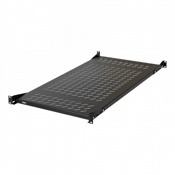 Полка стационарная усиленная 19"                    1U, Ш437хГ860мм, черная
