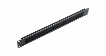 NMC-OK-BRSH-1U-BK                    Панель-заглушка NIKOMAX 19", 1U, со щеточным кабельным вводом, металлическая, черная