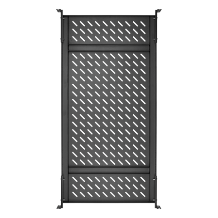 Полка стационарная усиленная 19"                    1U, Ш437хГ1060мм, черная