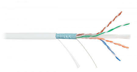 NKL 4240C-xx                    Кабель NIKOLAN F/UTP, 4 пары, Кат.6, 23 AWG, внутренний, LSZH, 305м/100м, где хх-цвет