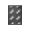 Полка стационарная широкая 19"                    0,5U, Ш482хГ650мм, черная