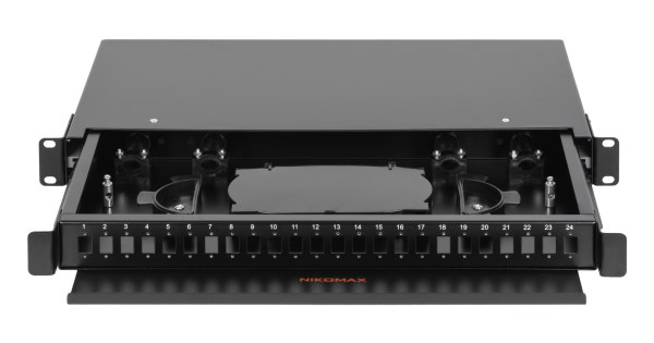 NMF-RP24SC-TS-P-1U-BK                    Кроссы серии NMF 19’’, 1U, до 24 SC портов или 48 LC портов, выдвижной