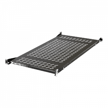 Полка стационарная усиленная 19"                    1U, Ш437хГ1060мм, черная